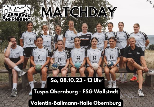 So, 08.10.23 - 13.00 Uhr: Tuspo-Frauen vs FSG Wallstadt